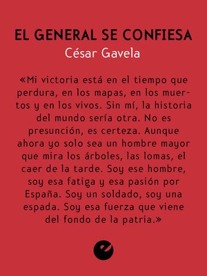 cover image of El general se confiesa